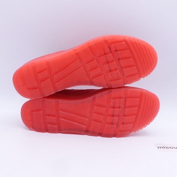 NEW Reebok Club C Double Geo Platform Sneakers GZ6419 Instinct Red Cardi B - Picture 5 of 7